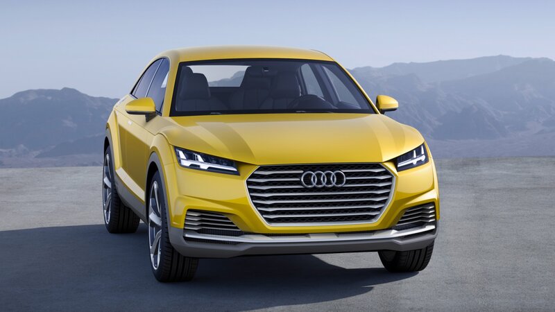 Yellow Audi Concept Car — Serene