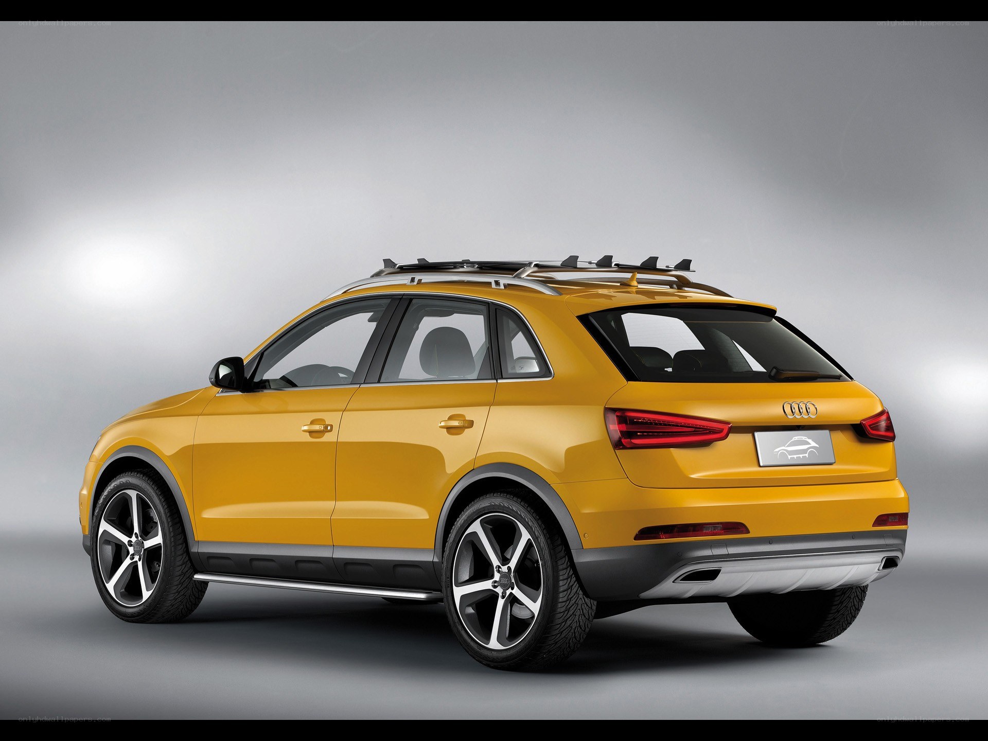 Yellow Audi SUV
