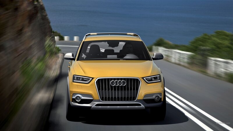 Yellow Audi Suv — Dynamic