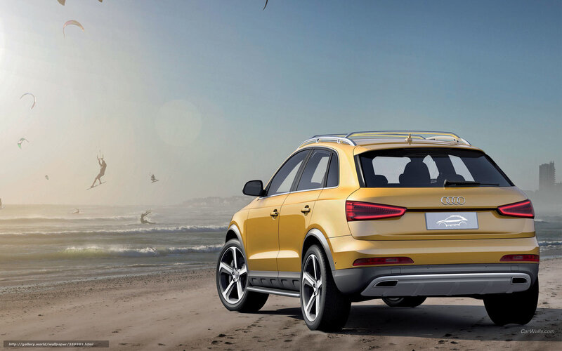 Yellow Audi Suv — Gold, Serene