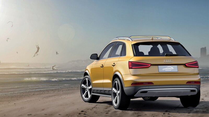 Yellow Audi Suv — Gold