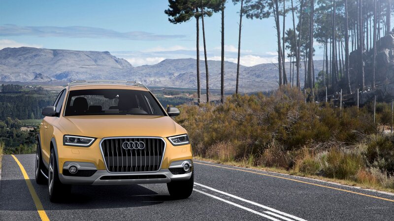 Yellow Audi Suv — Serene, Afternoon