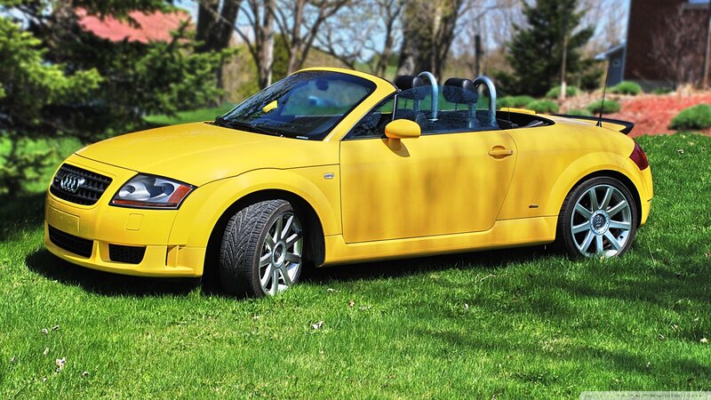 Yellow Audi Tt Roadster — Calm