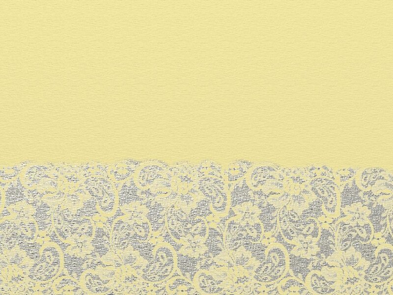 yellow background with lace pattern