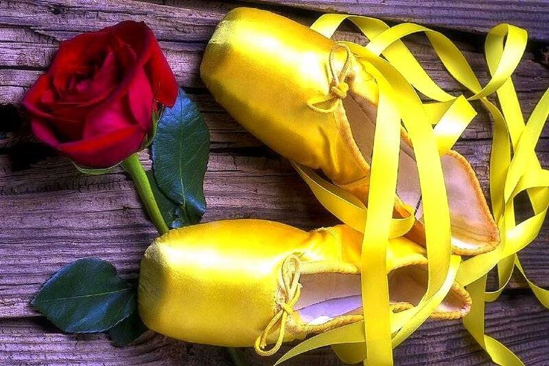 Yellow Ballet Shoes