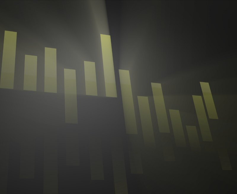 Yellow Bars on Dark Background