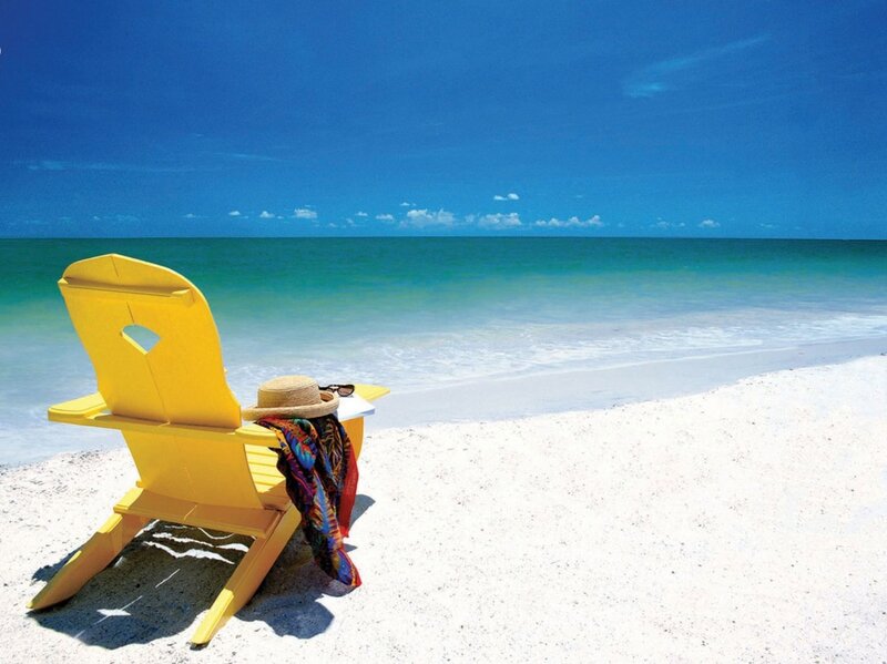 Yellow Beach Chair — Serene
