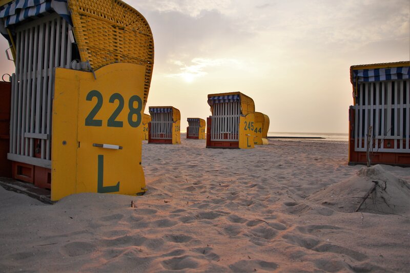 Yellow Beach Chairs