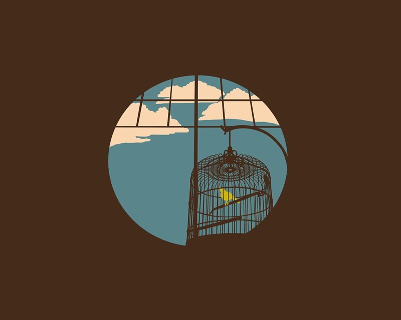 Yellow Bird in Cage