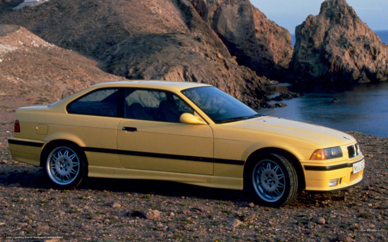 Yellow BMW 3-Series Coupe