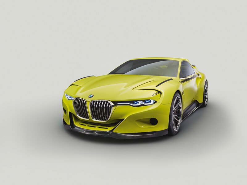 Yellow BMW Concept Car