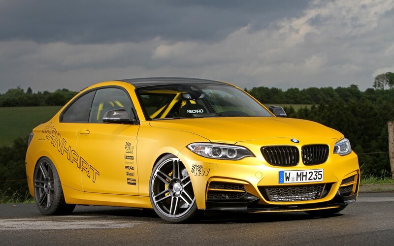Yellow BMW M2 Coupe — Dramatic
