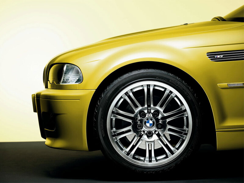 Yellow Bmw M3 Car — Dramatic