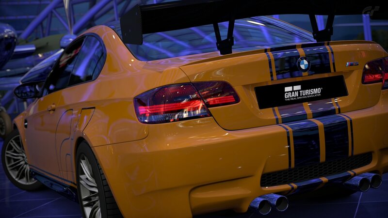 yellow bmw m3 gran turismo