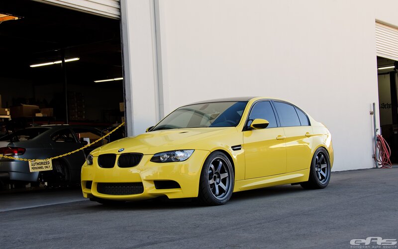 Yellow BMW M3 Sedan — Neutral