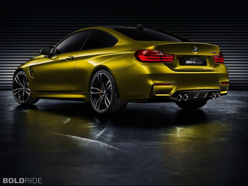 Yellow BMW M4 Coupe — Dramatic, Photograph, Car, Wheels