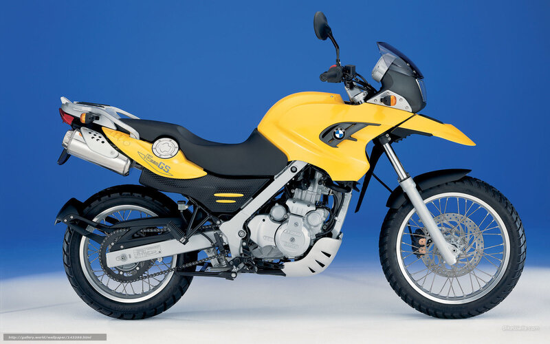 Yellow BMW Motorcycle — Neutral, Photograph, Seat