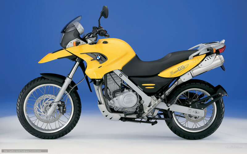 Yellow BMW Motorcycle — Neutral, Photograph, Seat, Windshield