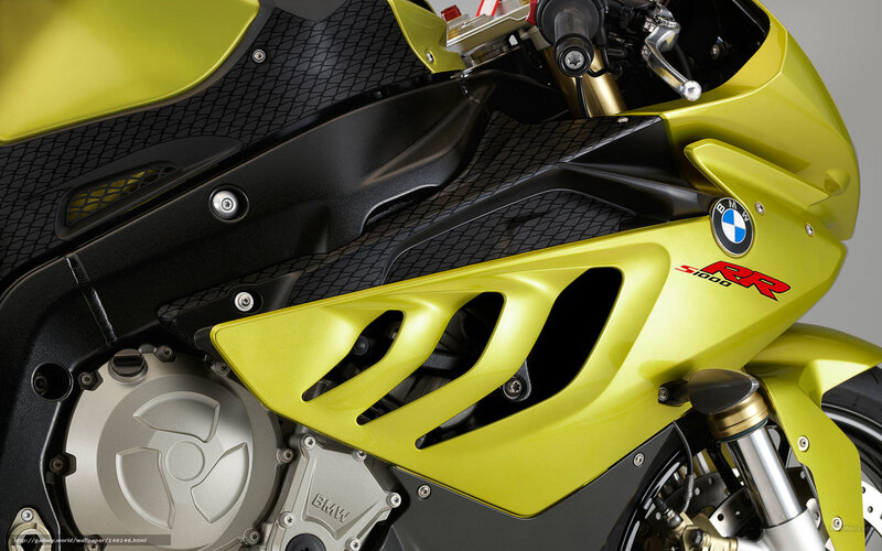 Yellow BMW Motorcycle — Technical