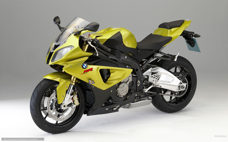 yellow bmw sport motorcycle