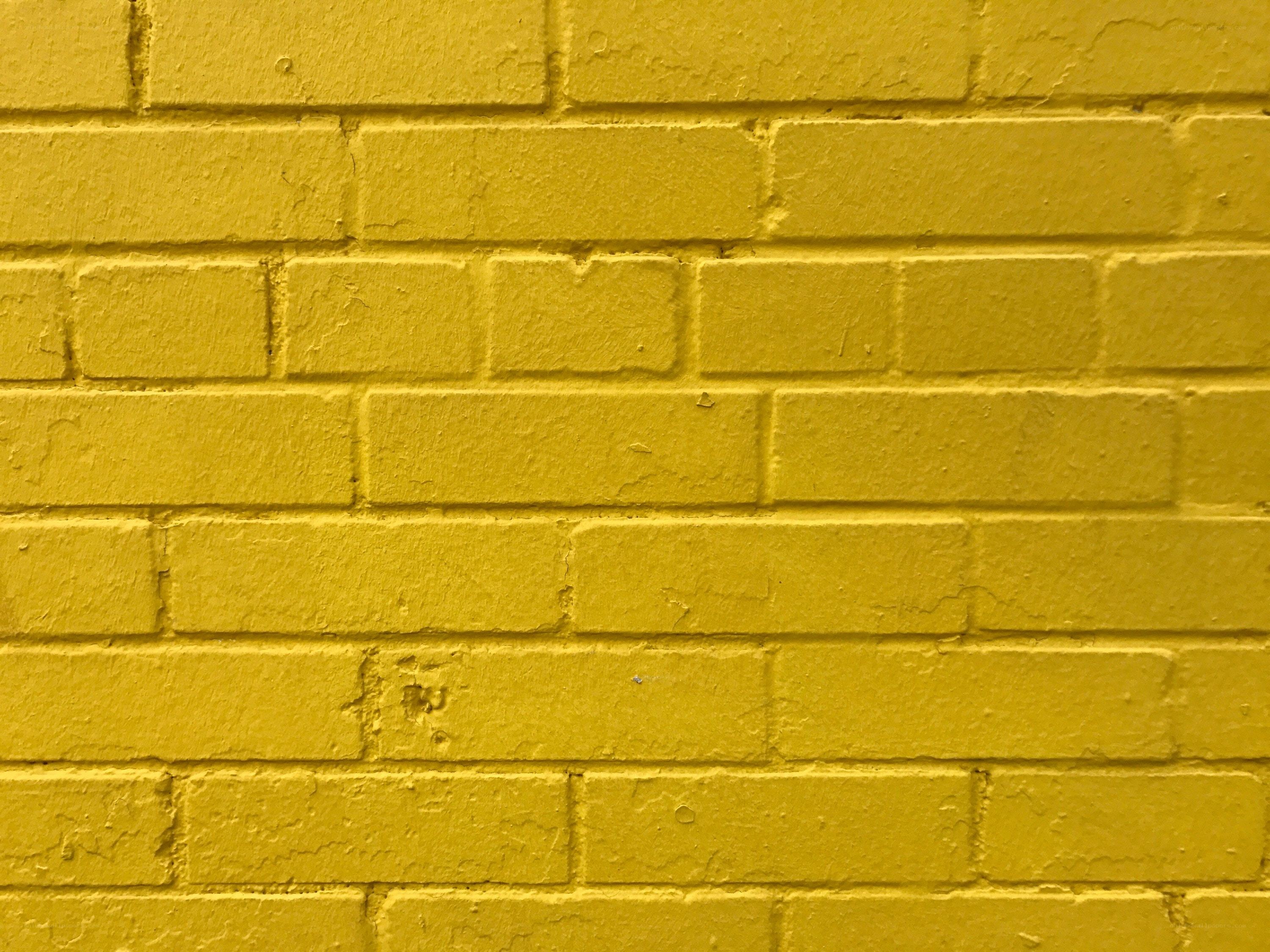 yellow brick wall texture