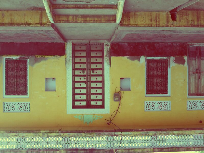 Yellow Building Facade — Dull