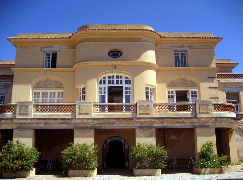 Yellow Building Facade — Serene