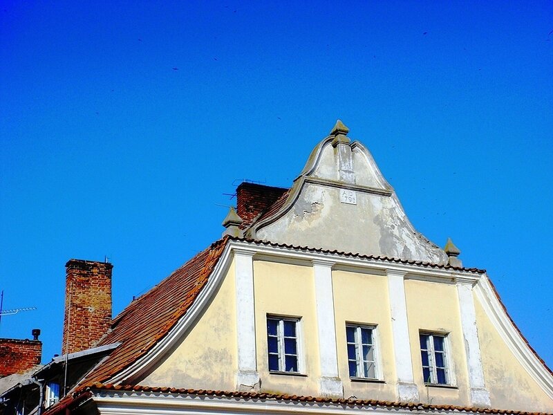 Yellow Building Gable