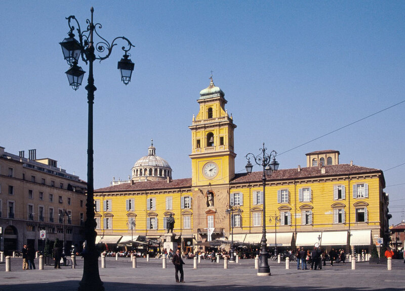 Yellow Building with Clock Tower — Calm