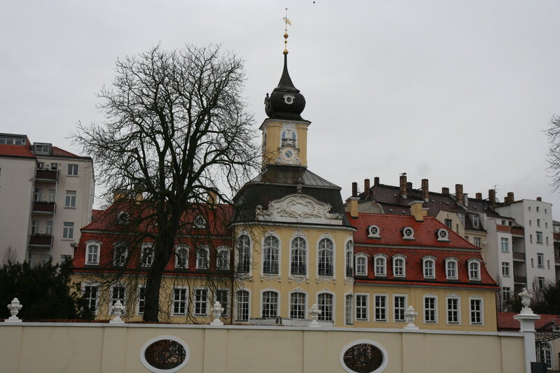 Yellow Building with Clock Tower