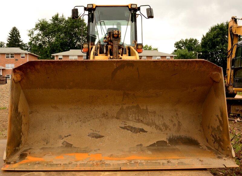 Yellow Bulldozer Bucket