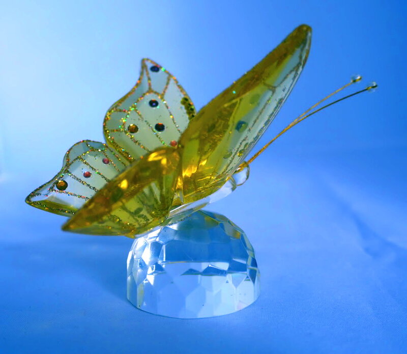 Yellow Butterfly Figurine