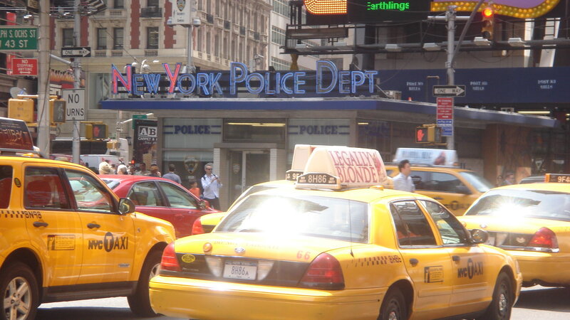 Yellow cabs in New York City
