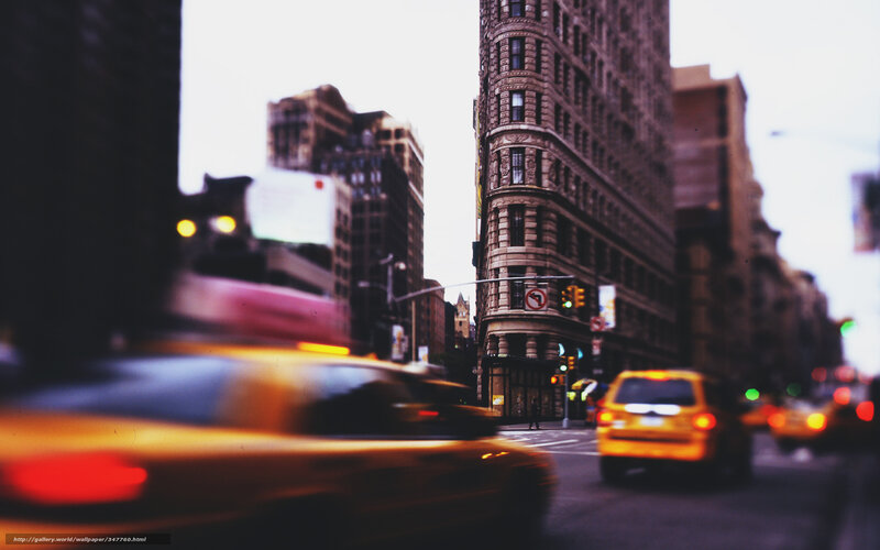 Yellow cabs in New York City