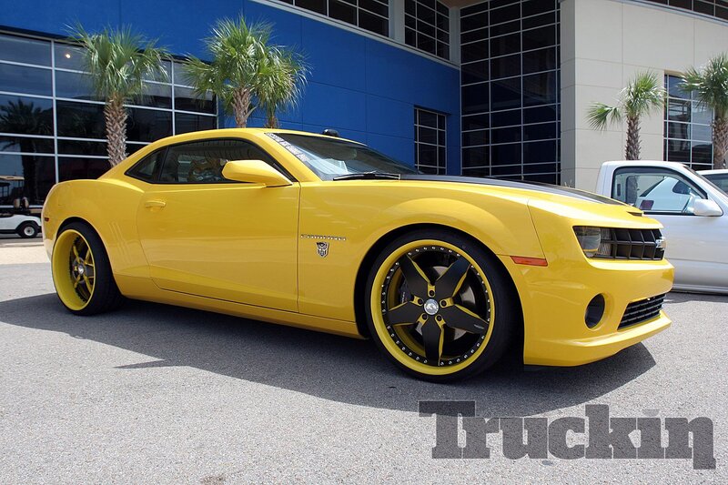 Yellow Camaro Car — Bright, Afternoon