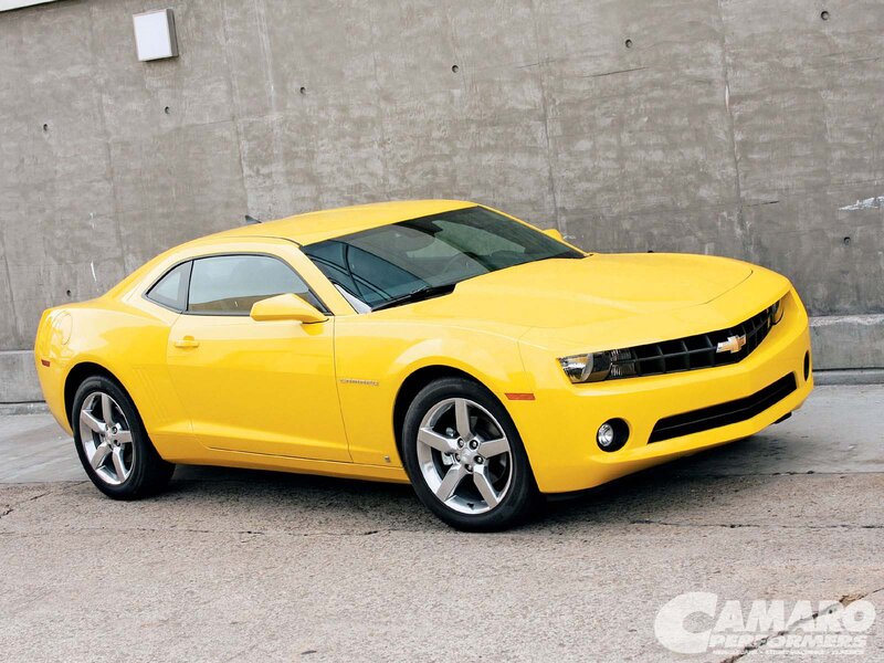 Yellow Camaro Car — Neutral, Photograph