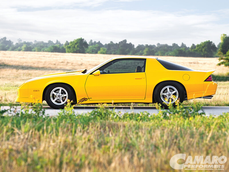 Yellow Camaro Car — Serene