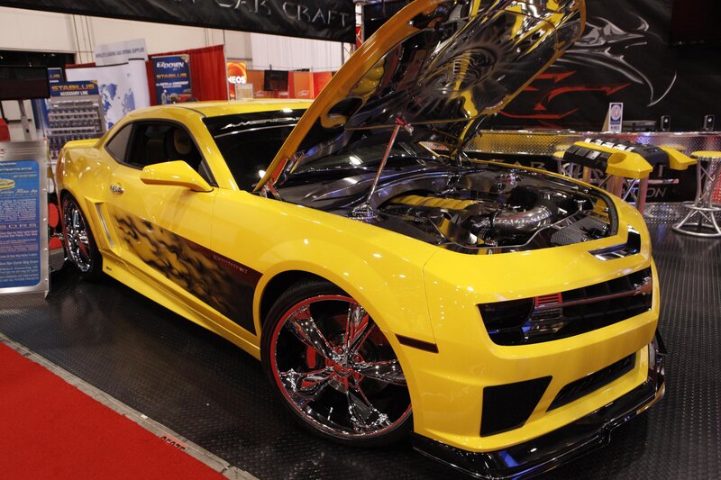 Yellow Camaro Car — Showcase
