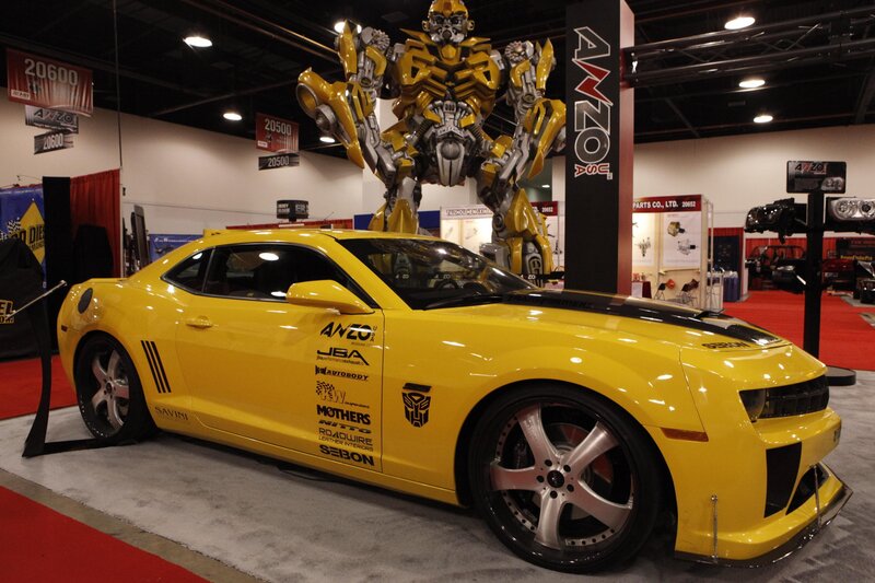 Yellow Camaro Car — Showroom