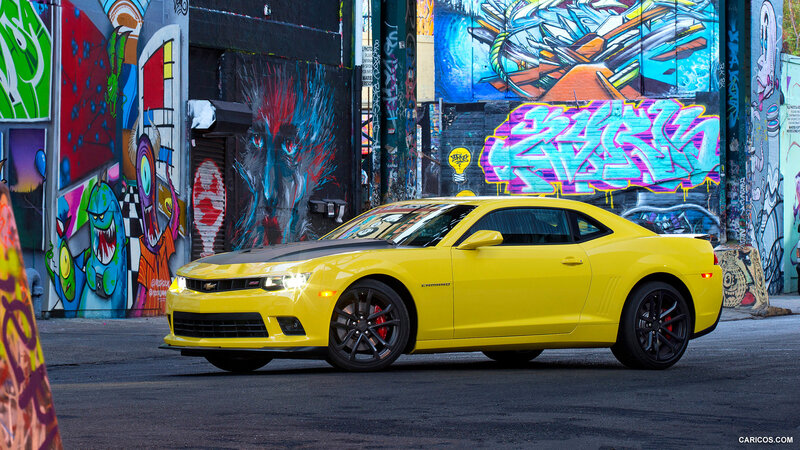 Yellow Camaro Car — Urban, Afternoon