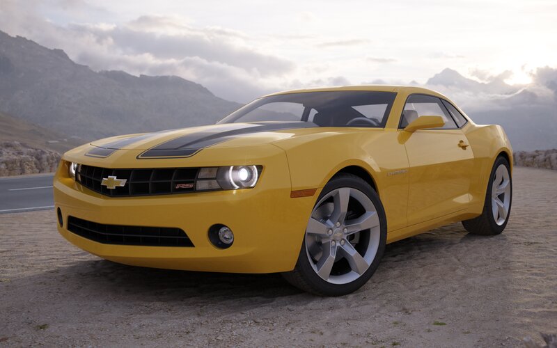 Yellow Camaro Rs