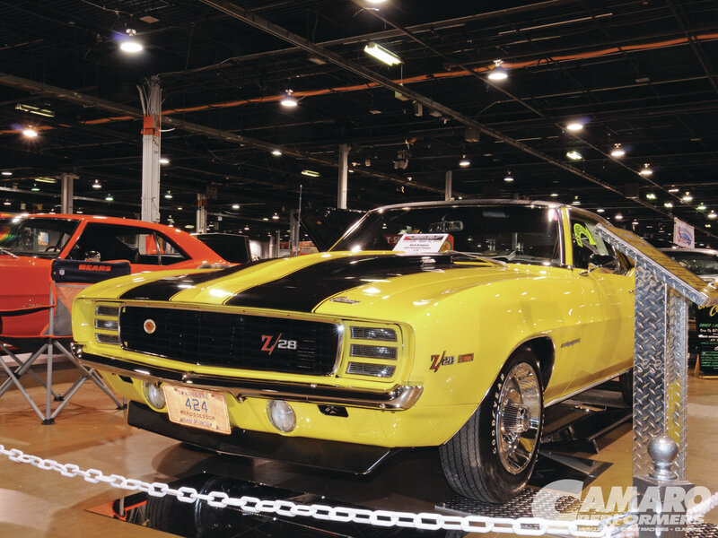 Yellow Camaro Z/28