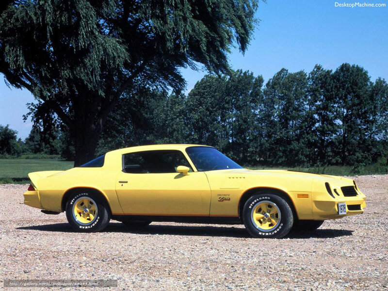 yellow camaro z28 classic car