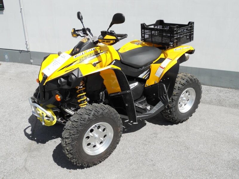Yellow Can-am Atv — Neutral