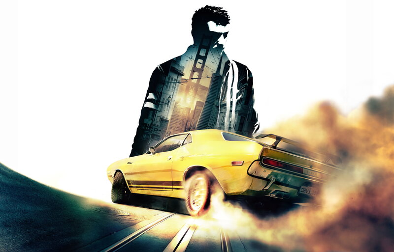 yellow car burnout art