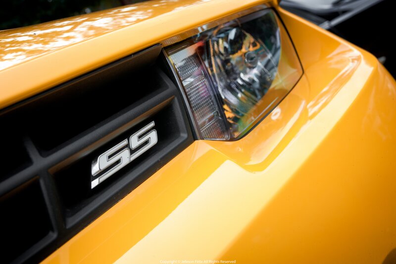 Yellow Car Front — Dramatic