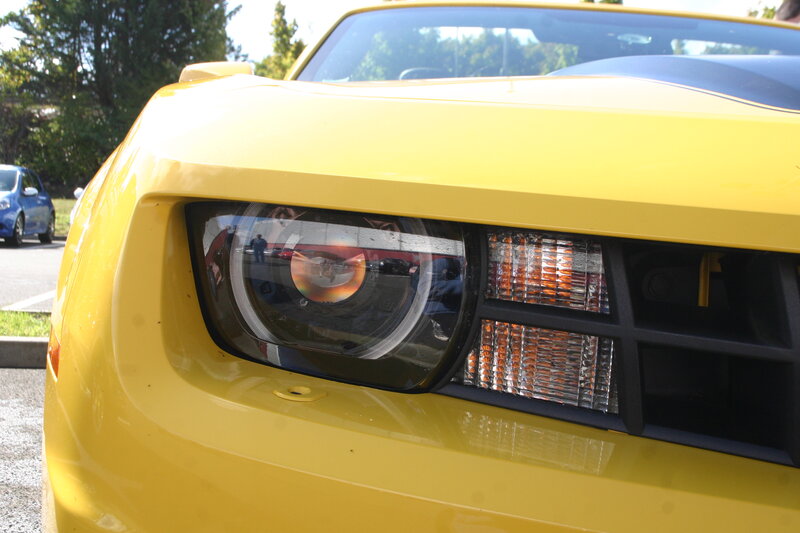 Yellow Car Headlight