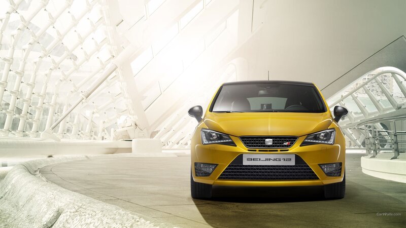 Yellow Car in a Building