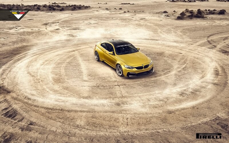 Yellow Car in Desert