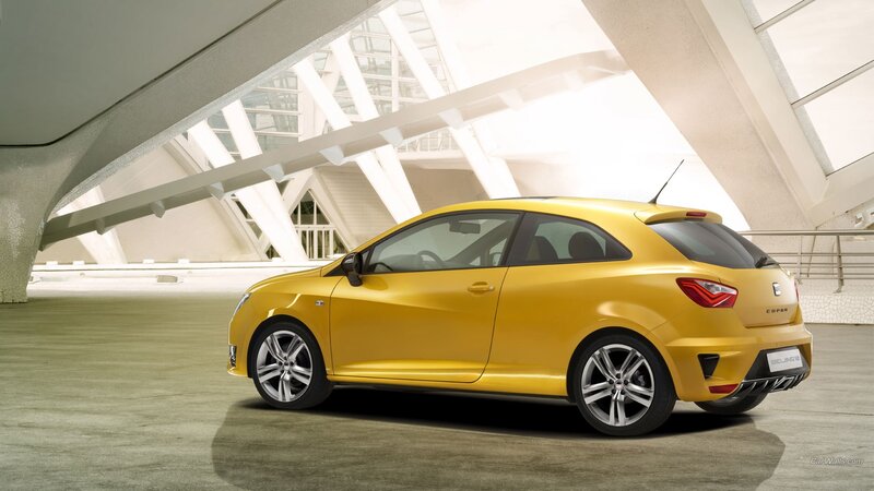 Yellow Car in Garage — Modern